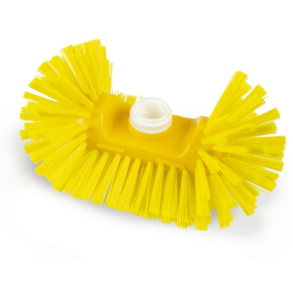 Щётка для очистки емкостей, 225 мм, средний ворс, жёлтая