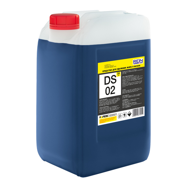 Чистящее средство DS 02,  для удаления нагара и маслянисто-жировых загрязнений, 20 л