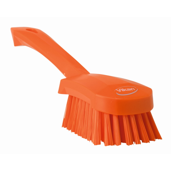 Щетка для мытья, с короткой ручкой, 270 мм, жёсткий ворс