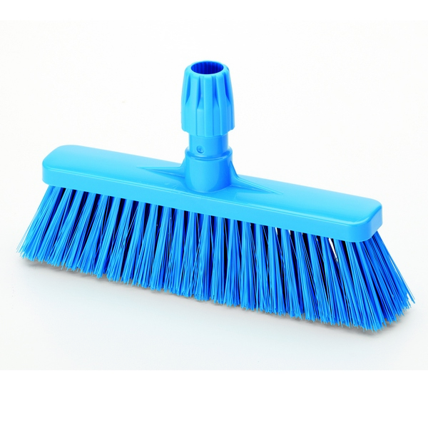 Щётка для подметания, 340 мм, средний ворс, синяя