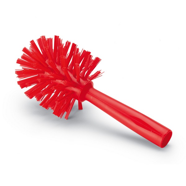 Щётка-ёрш для очистки труб, 90 мм, средний ворс, красная