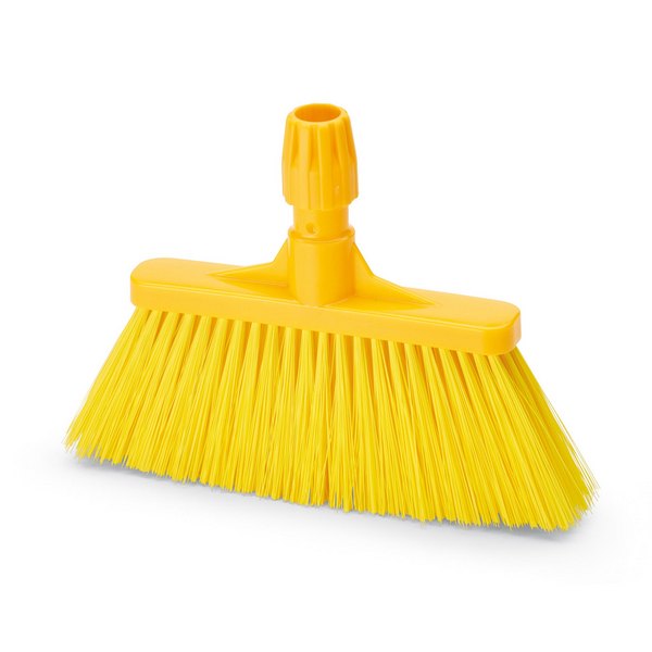 Щётка для подметания, 320 мм, средний ворс, жёлтая