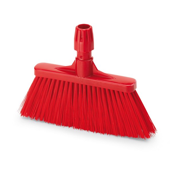 Щётка для подметания, 320 мм, средний ворс, красная