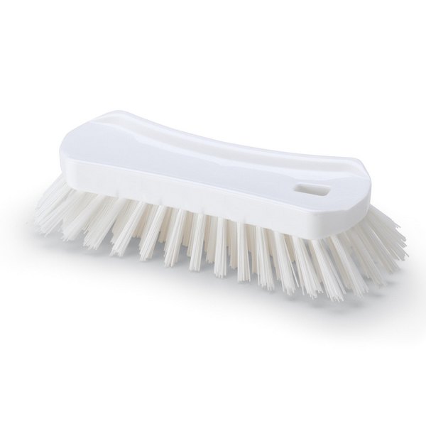 Щётка скребковая, 230 мм, жёсткий ворс, белая