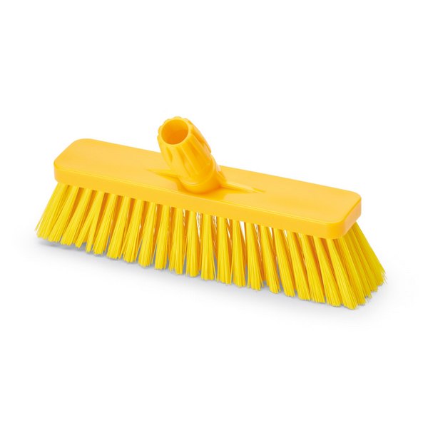 Щётка для подметания, 300 мм, средний ворс, жёлтая