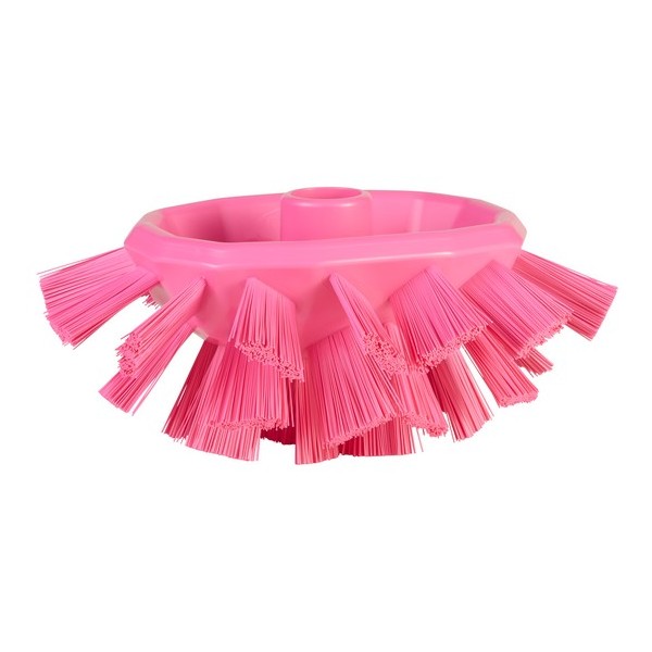 Щетка для очистки ёмкостей UST (ультра-гигиеничная технология), 190 мм, жёсткий ворс, розовая
