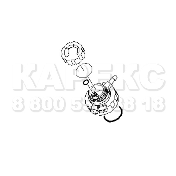 Крышка бака чистящего средства, K3-K7