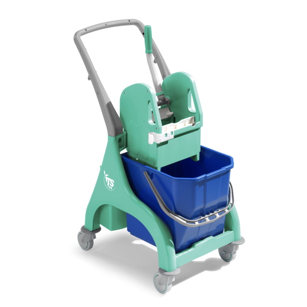 Уборочная тележка Nick 15, колеса d 80 мм., одноведерная
