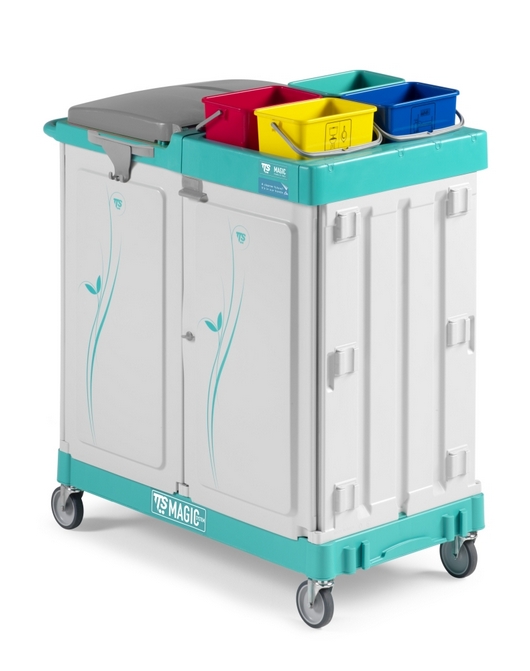 Уборочная тележка Magic Line 300E версии Elegance с большой базой