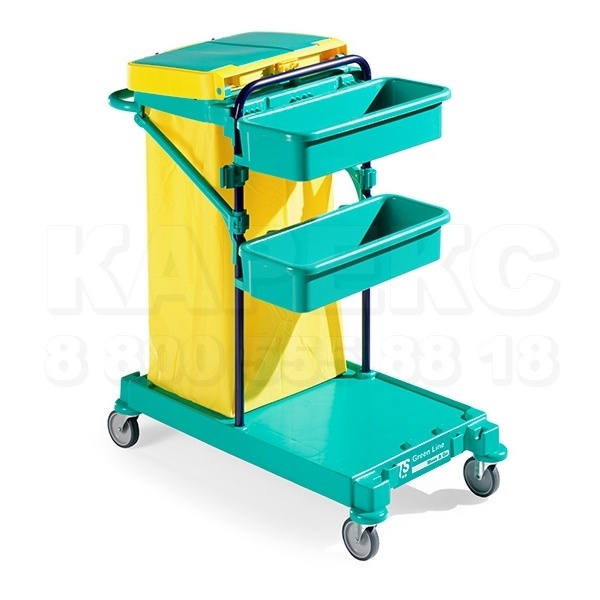 Уборочная тележка GREEN 50 с держателем мешка 120 л
