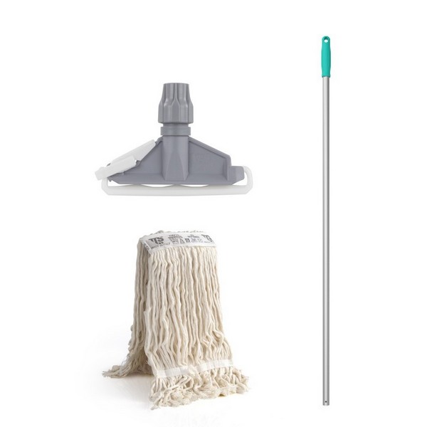 Комплект Швабра для пола Кентукки 400 грамм с рукояткой 140 см