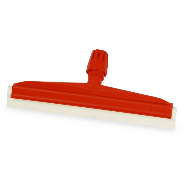 Гигиеничный сгон для пола с двойным лезвием, 350 мм, красный
