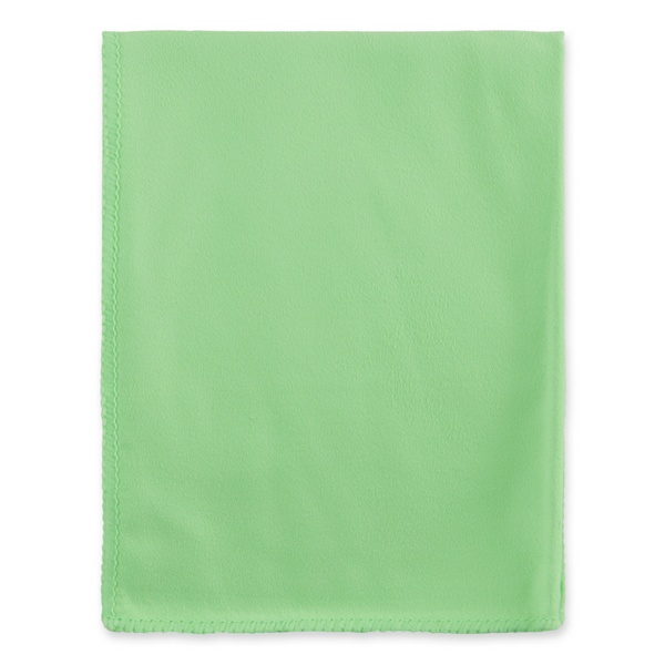 Салфетка SILKY-T, 30x40 см, гладкая микрофибра, 5 шт., зелёная