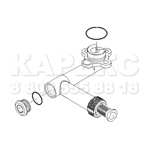 Соединитель в сборе, K4-K5