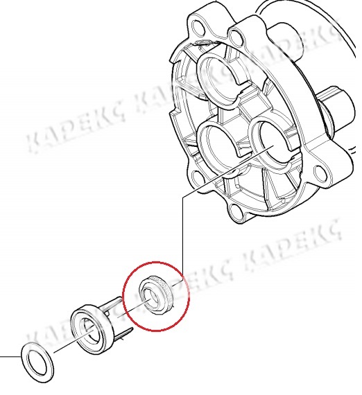 Кольцо с проточкой 12x18x6/5/1