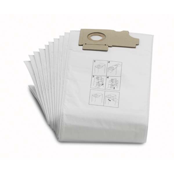 Пылесборники Karcher из нетканого материала, к пылесосам CV 36/2, CV 46/2, 10 шт