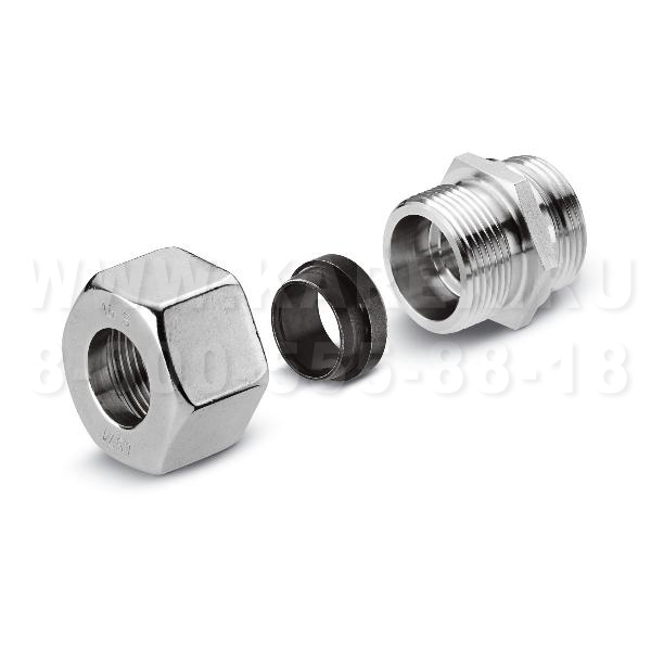 Соединительный штуцер, латунь