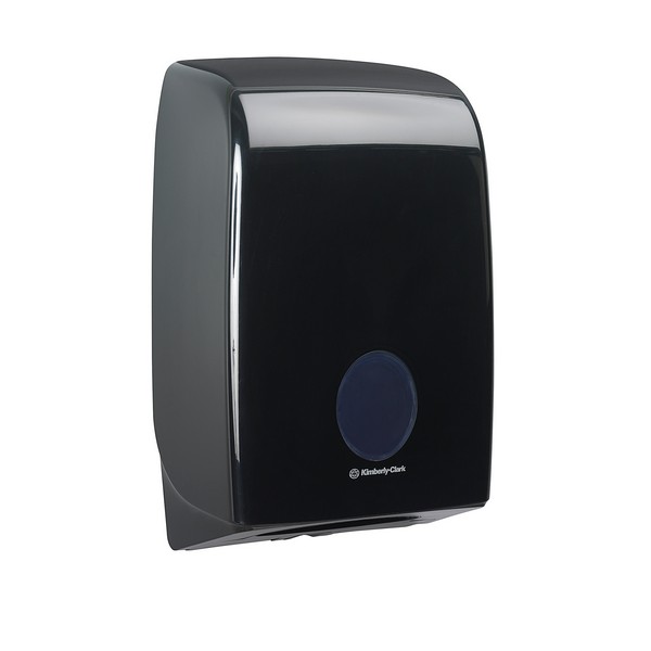 Диспенсер AQUARIUS*  для сложенных бумажных полотенец - сложение Interleaved / Черный