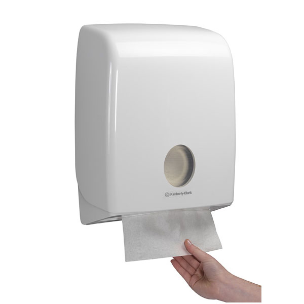 Диспенсер AQUARIUS* для сложенных бумажных полотенец - С-образное сложение / Белый