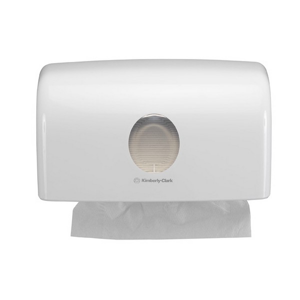 Диспенсер AQUARIUS*  для сложенных бумажных полотенец - MultiFold / Белый /Маленький