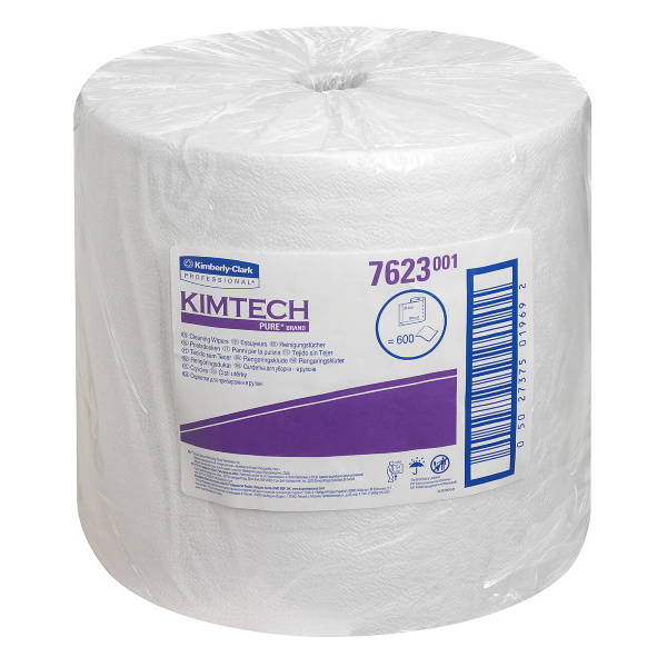 Протирочные салфетки Kimtech pure - Большой рулон / Белый