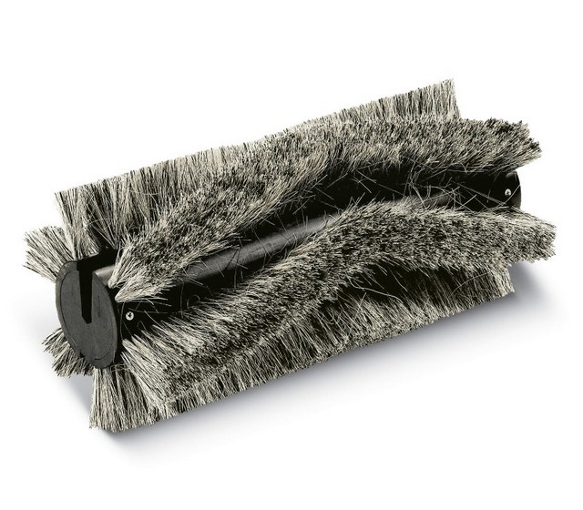 Цилиндрическая щетка мягкая, с натуральной щетиной, 850 мм