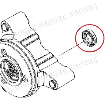 Прокладка в/д 12x17x4,25/2,5