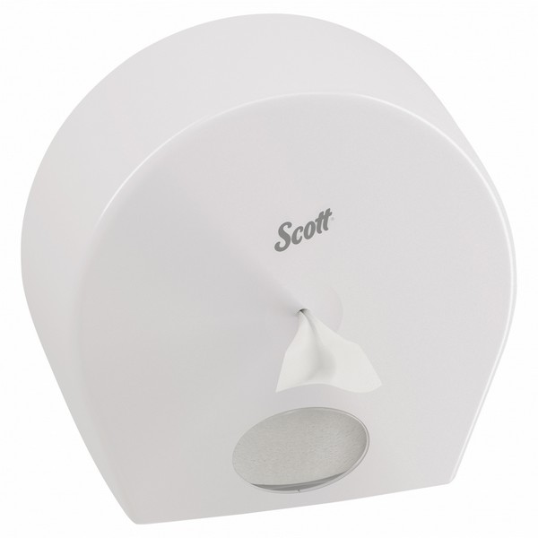 Диспенсер SCOTT® CONTROL для туалетной бумаги - Рулон с центральной подачей / Белый /Сверхкрупный