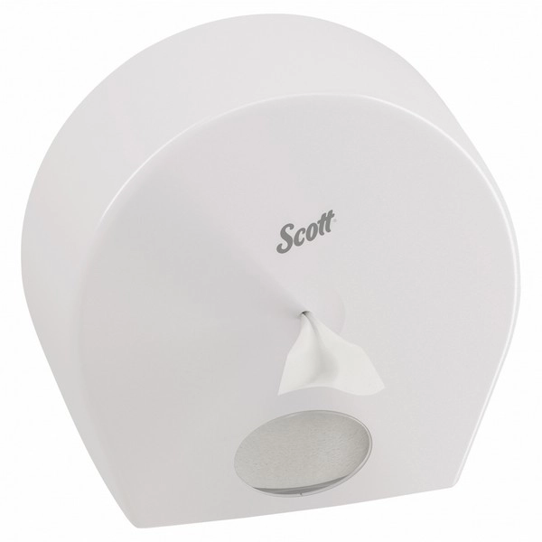 Диспенсер SCOTT® CONTROL  для туалетной бумаги - Рулон с центральной подачей / Белый /Сверхкрупный