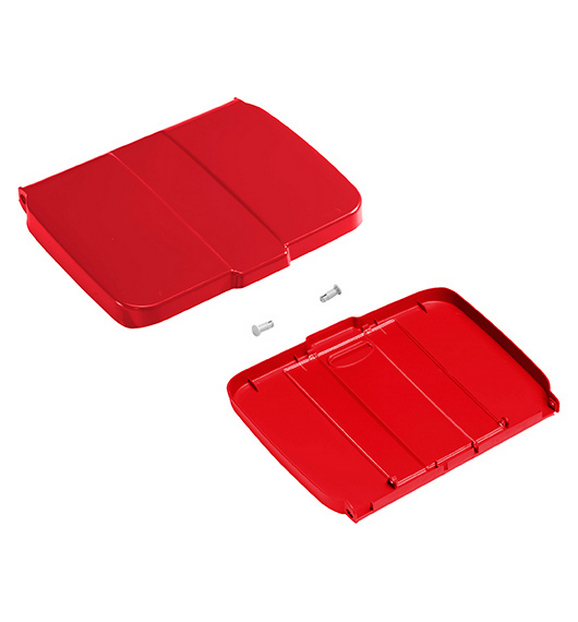 Крышка для 120-Л держателя мешка с чек-листом, красная