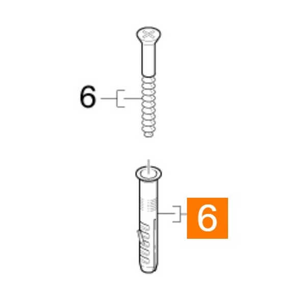 ДЮБЕЛЬ С ВИНТОМ 12Х135