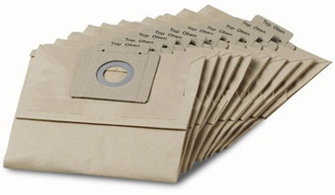 Пылесборники Karcher бумажные, к пылесосам T 17/1, T 15/1, 10 шт