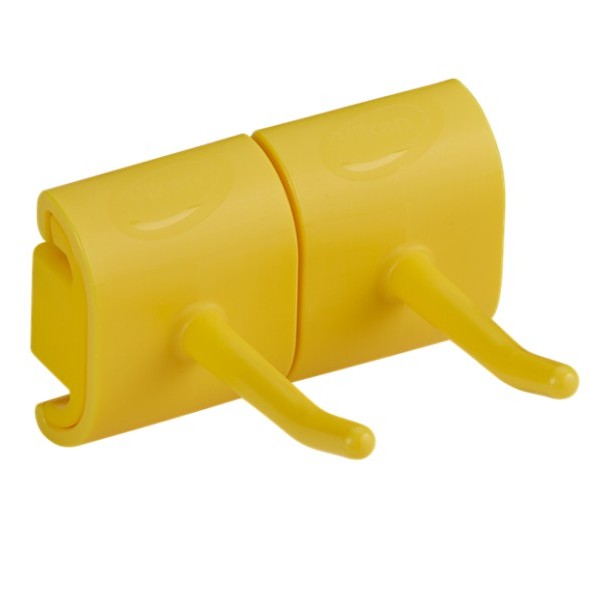 Крепление гигиеничное настенное и двойной крюк, 83 мм