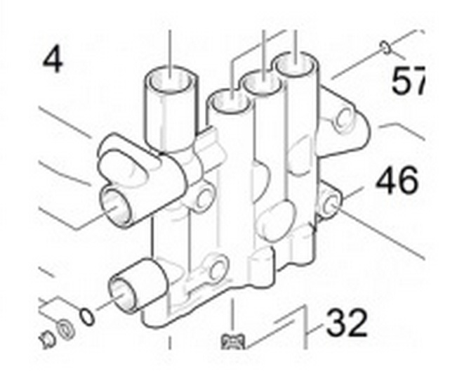 Головка блока цилиндров HDS 655, HDS 695, HDS 745