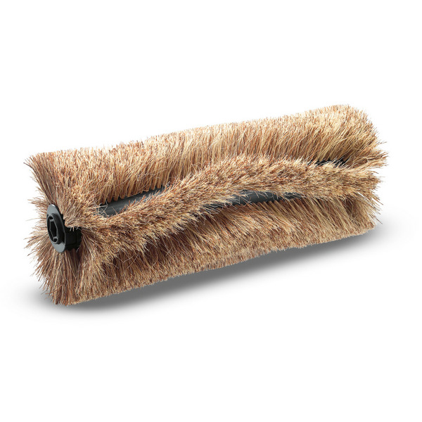 Цилиндрическая щетка мягкая, с натуральной щетиной, 615 мм