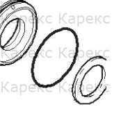 Уплотнение плунжера 24,0 х 1,5 (Idr.)