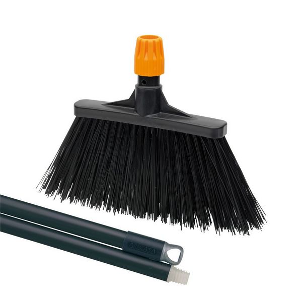 Щётка PRO STRAIGHT для пола, с рукояткой 130 см, диаметр 24 мм, черная