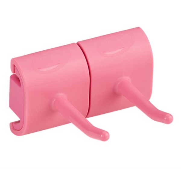 Крепление гигиеничное настенное и двойной крюк, 83 мм