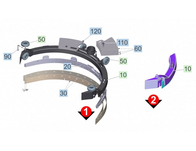 ВСАСЫВАЮЩАЯ БАЛКА, BD 38/12 C