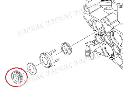 Прокладка в/д 12 х 20 х 5