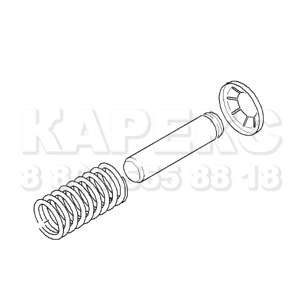 Поршень в сборе 12х53, 3 шт, K3-K4