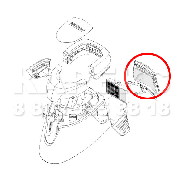 Крышка HEPA фильтра DS 5600 Mediclean