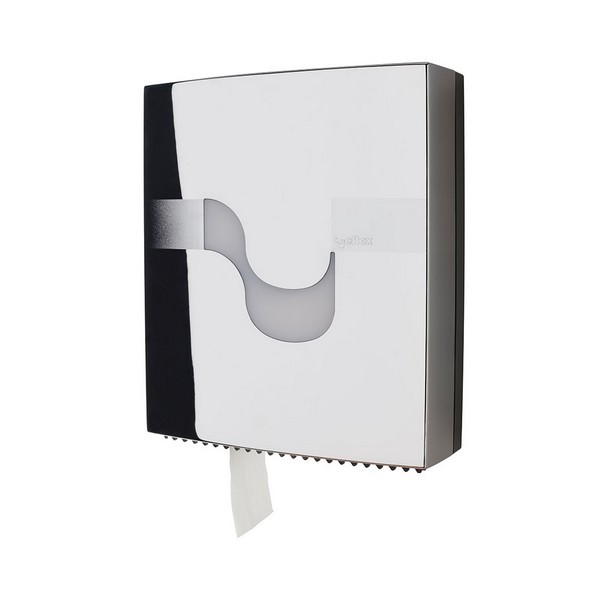 Диспенсер Megamini для туалетной бумаги в рулонах Maxi Jumbo, хромированный