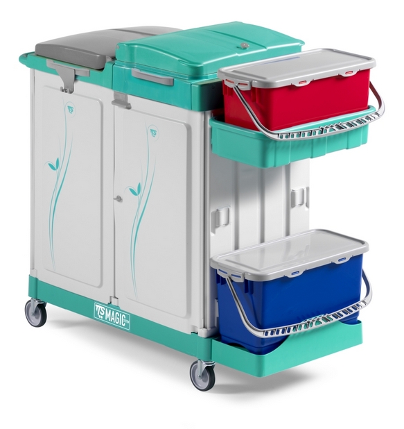 Уборочная тележка MAGIC SYSTEM 760 ELEGANCE с колёсами D 125 мм