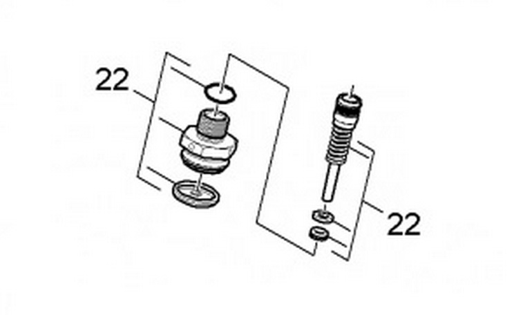 ПОРШЕНЬ БАЙПАСНЫЙ В СБОРЕ