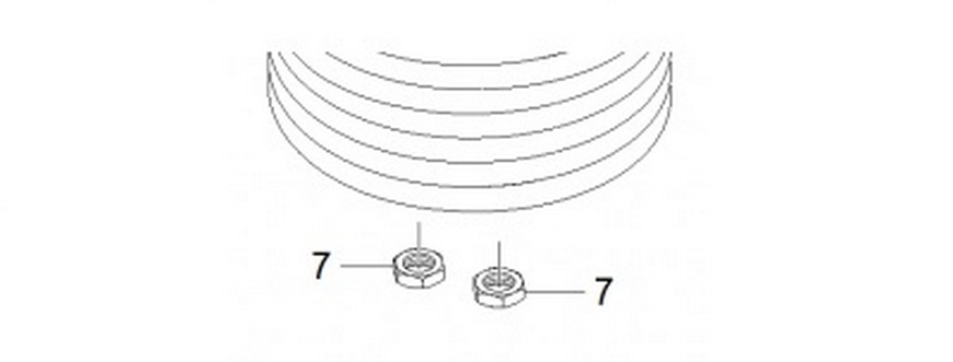 ГАЙКА ШЕСТИГРАННАЯ, M22X1,5