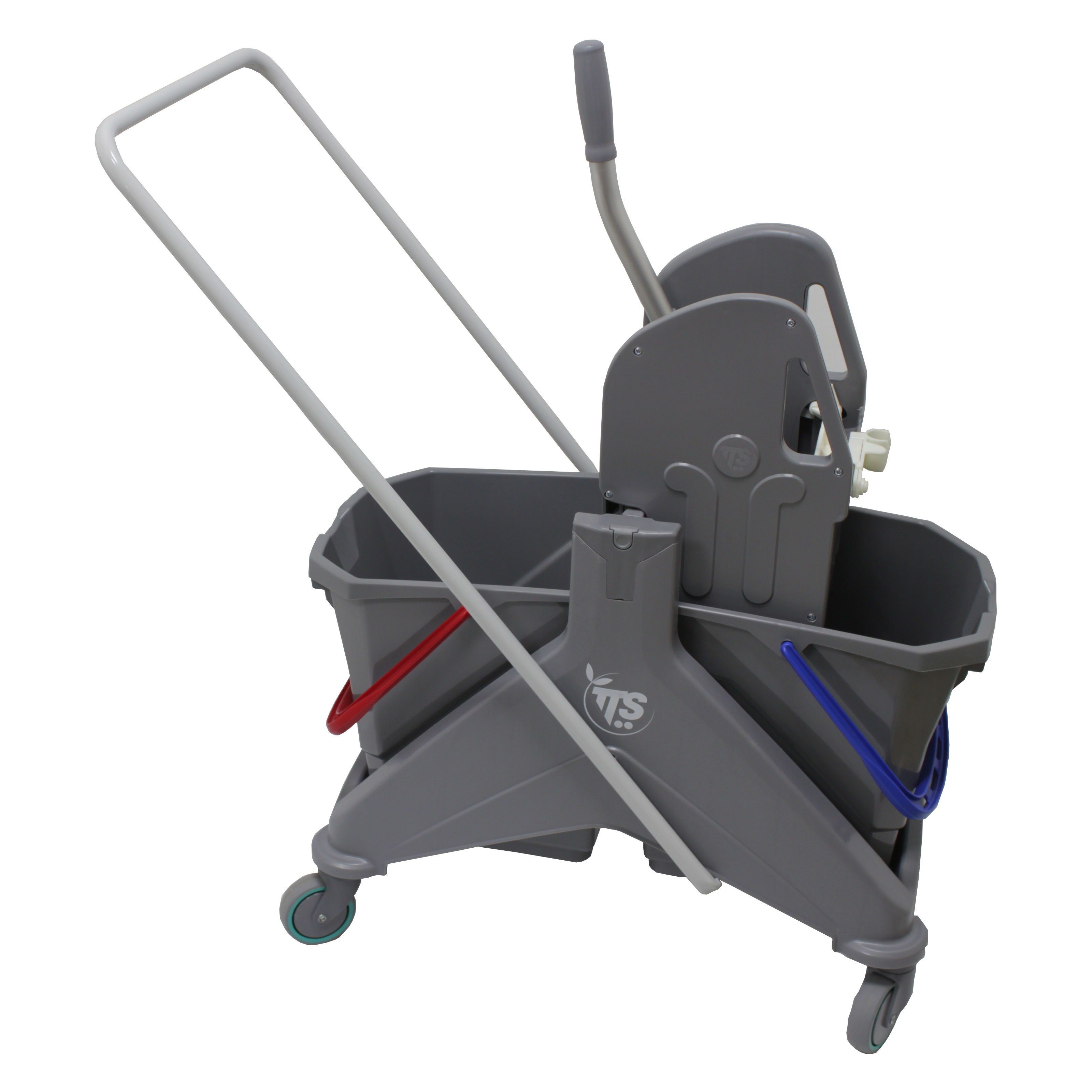 Уборочная тележка Nickita Tec, отжим Tec, U-образная ручка, двухведерная