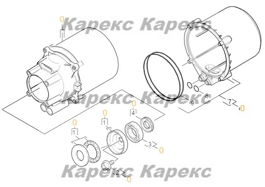 Двигатель для замены  K5 Compact