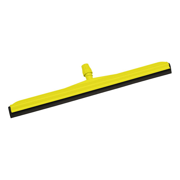 Классический сгон пластиковый, желтый с черной резинкой, 450 мм