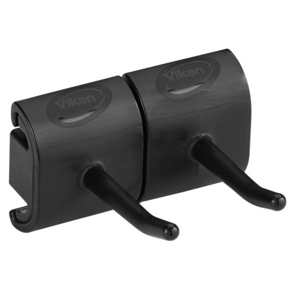 Крепление настенное гигиеничное и двойной крюк, 83 мм